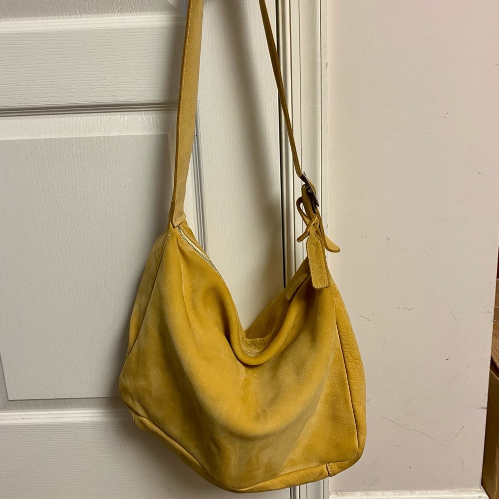 Banana Republic suede hobo bag